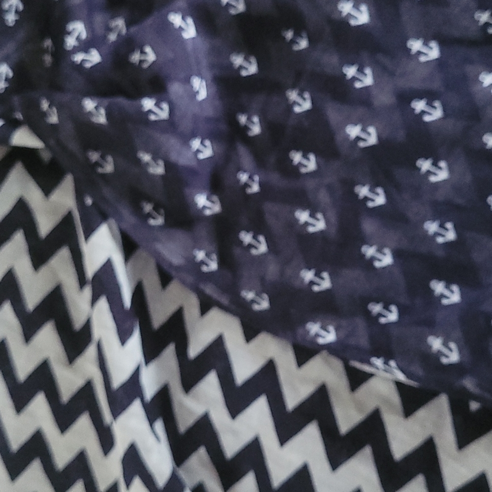 Infinity Navy Scarf